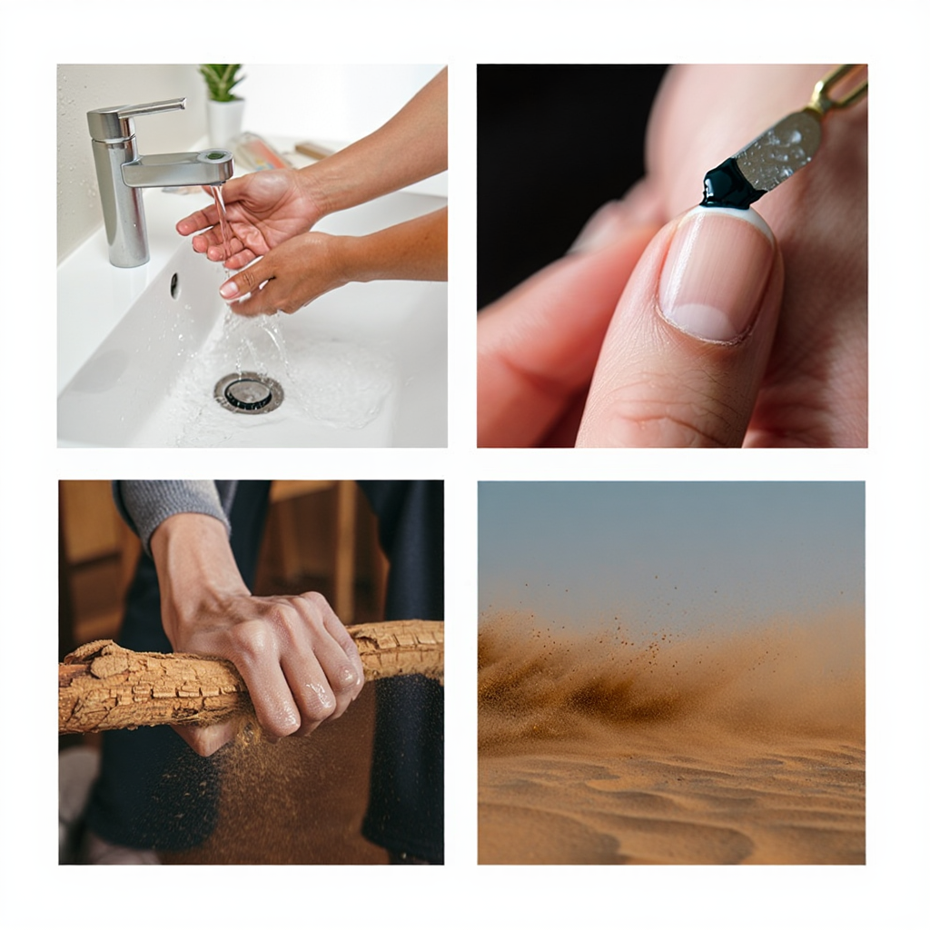 Causes of common nail damage