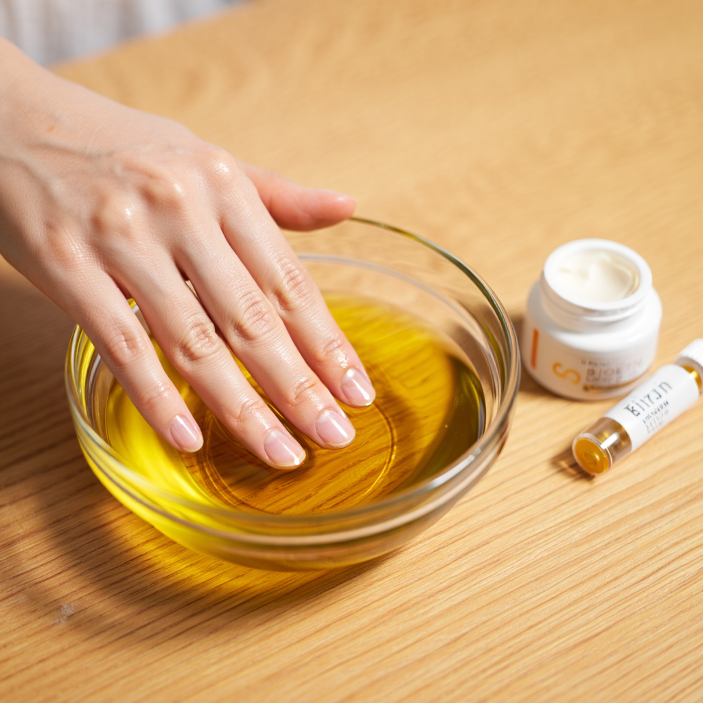 Home treatment for weak nails