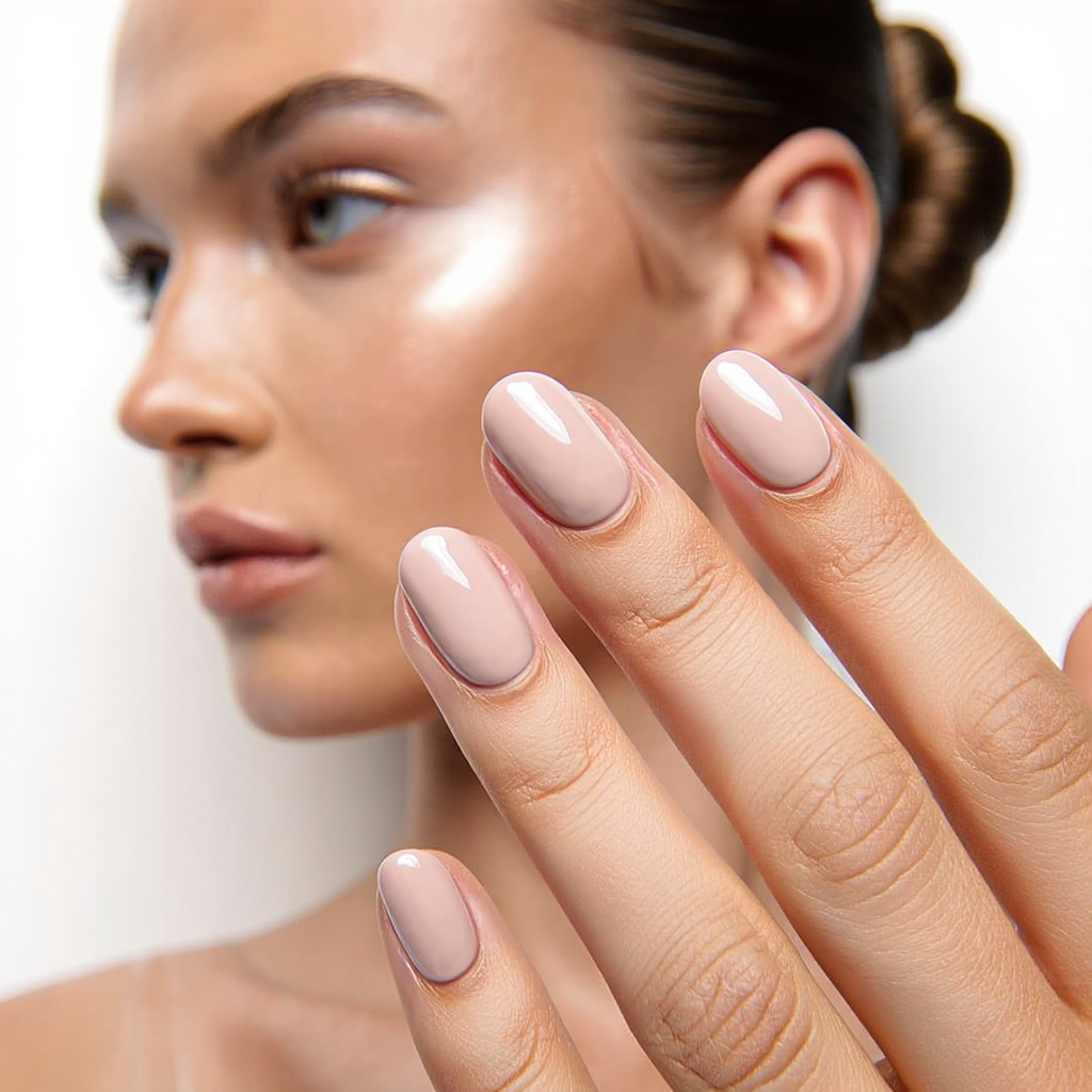 Minimalist Celebrity Nails Bella Hadid