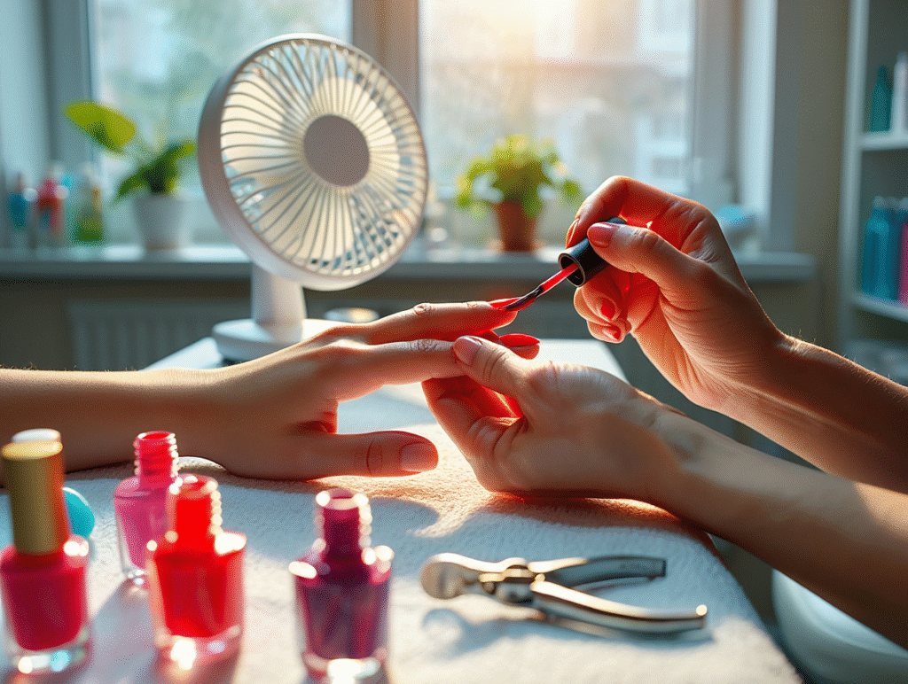 Non-toxic nails airflow